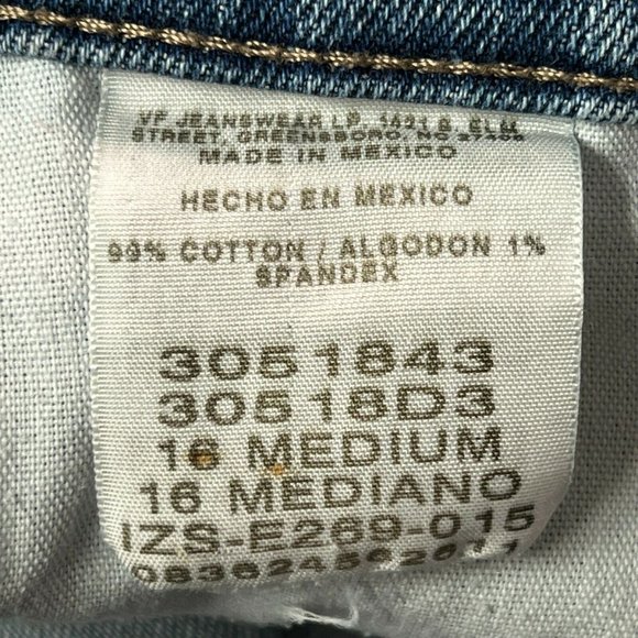 Lee Jeans Womens 16 Relaxed Straight Leg Blue Stretch Denim Casual Comfo… - Picture 5 of 9